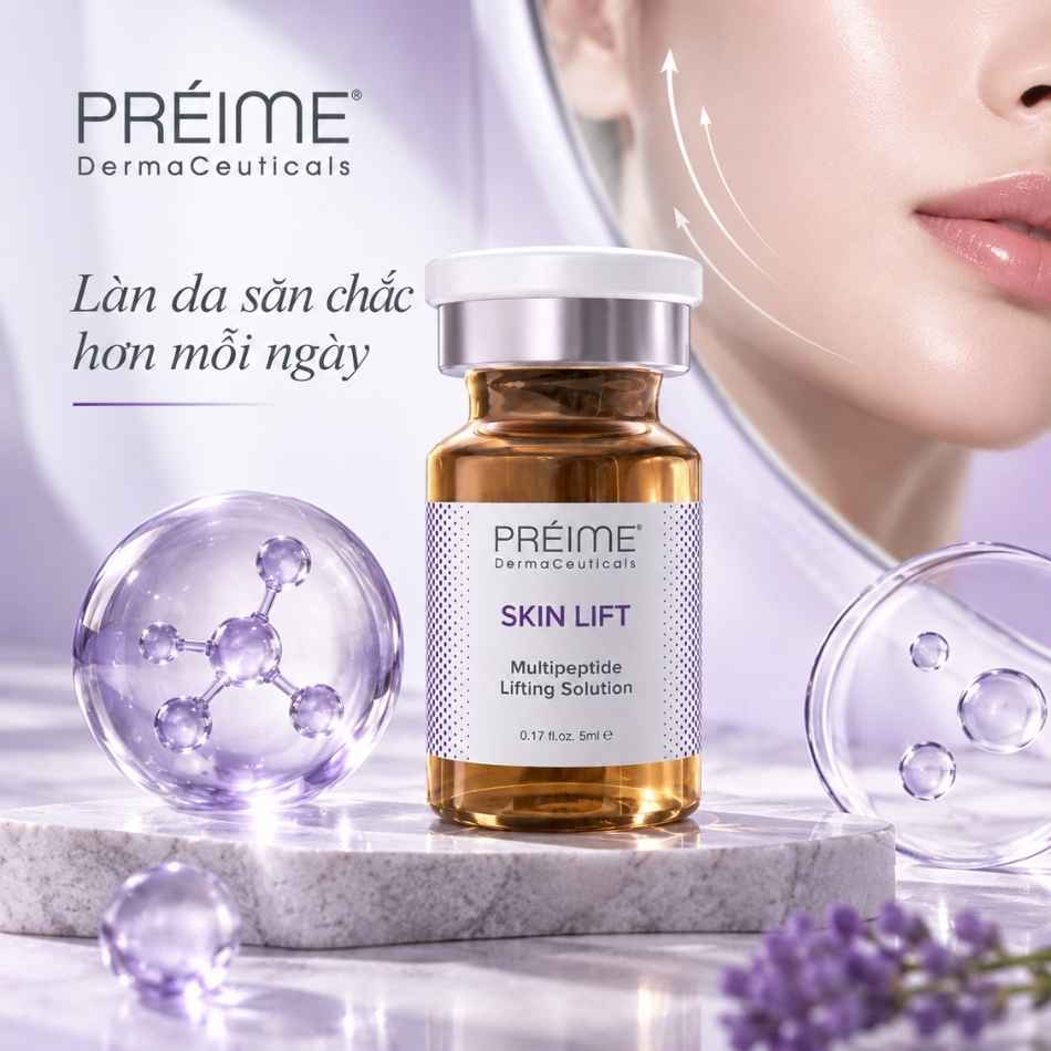 Dung dịch trẻ hóa nâng cơ da Préime DermaCeuticals Skin Lift Multipeptide Lifting Solution