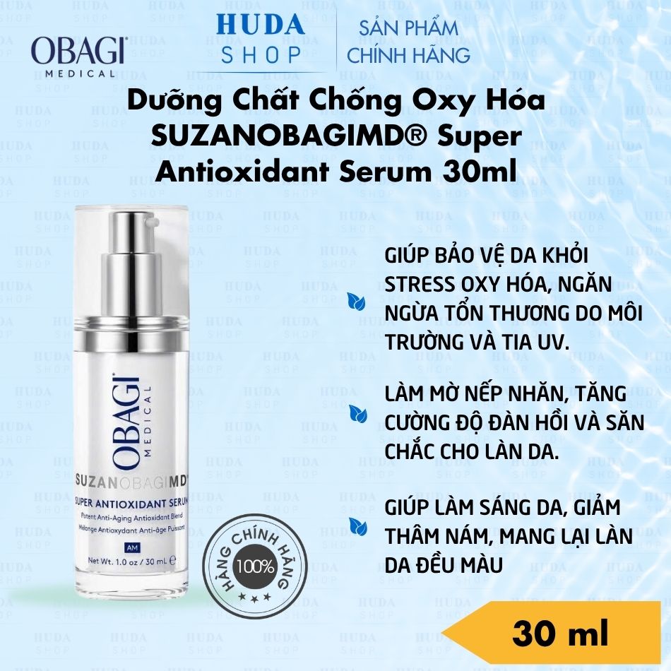 Dưỡng Chất Chống Oxy Hóa SUZANOBAGIMD® Super Antioxidant Serum 30ml