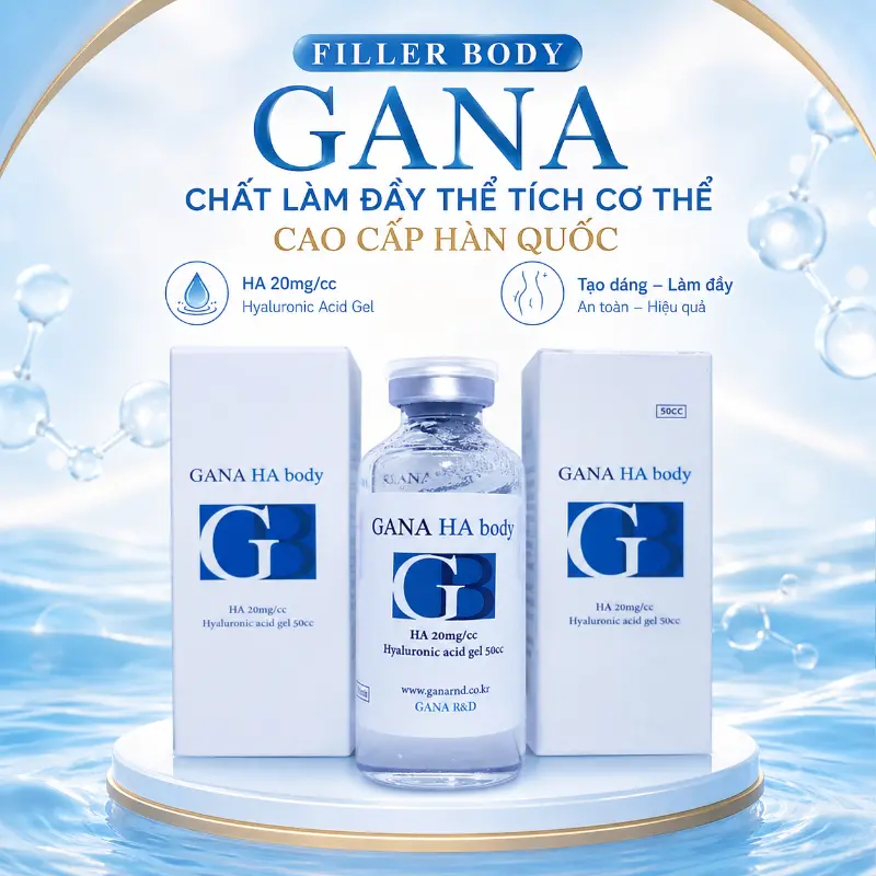 Chất Làm Đầy Body Gana Hỗ Trợ Tăng Thể Tích & Tạo Hình Cơ Thể