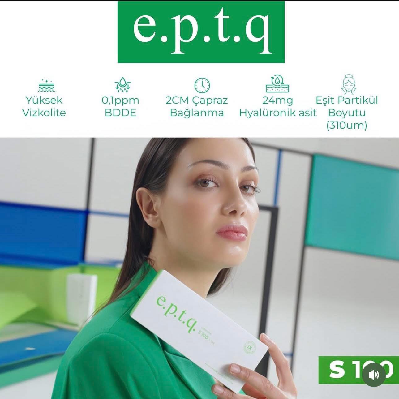 Filler EPTQ S100 (Mềm): Môi, Thái dương, Hốc mắt.