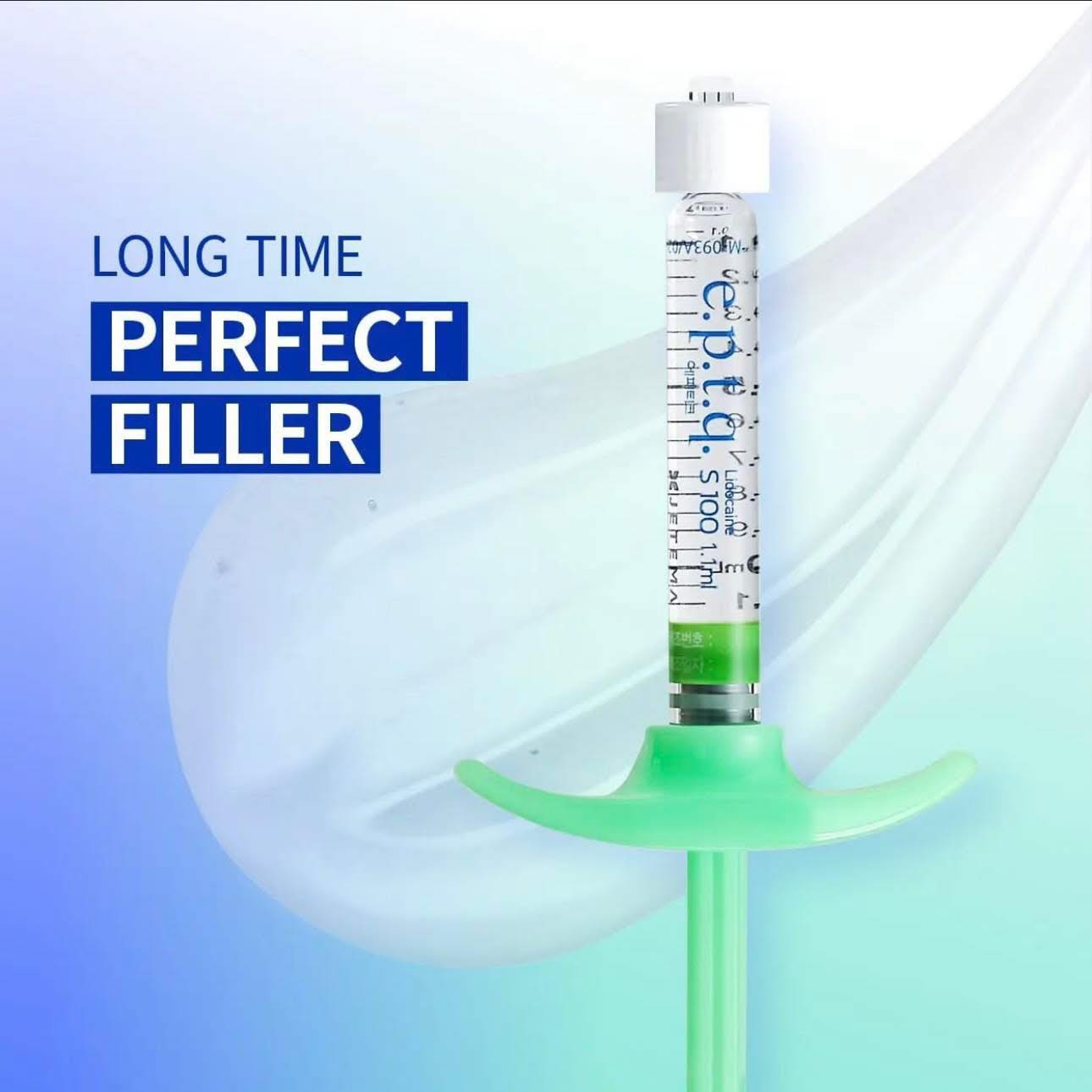 Filler EPTQ S100 (Mềm): Môi, Thái dương, Hốc mắt.