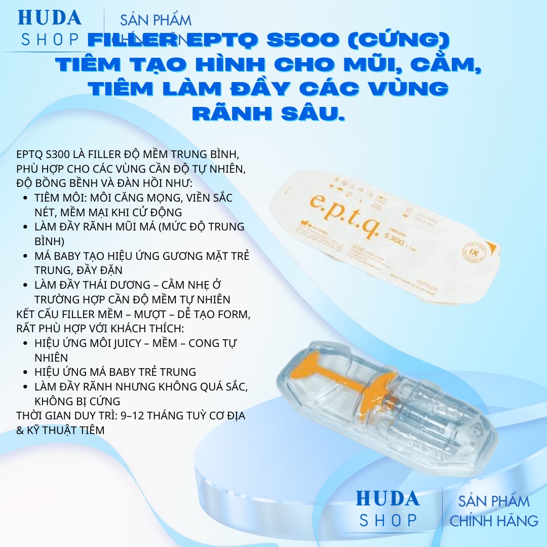 Filler EPTQ S300 (Trung): Rãnh, Má baby.