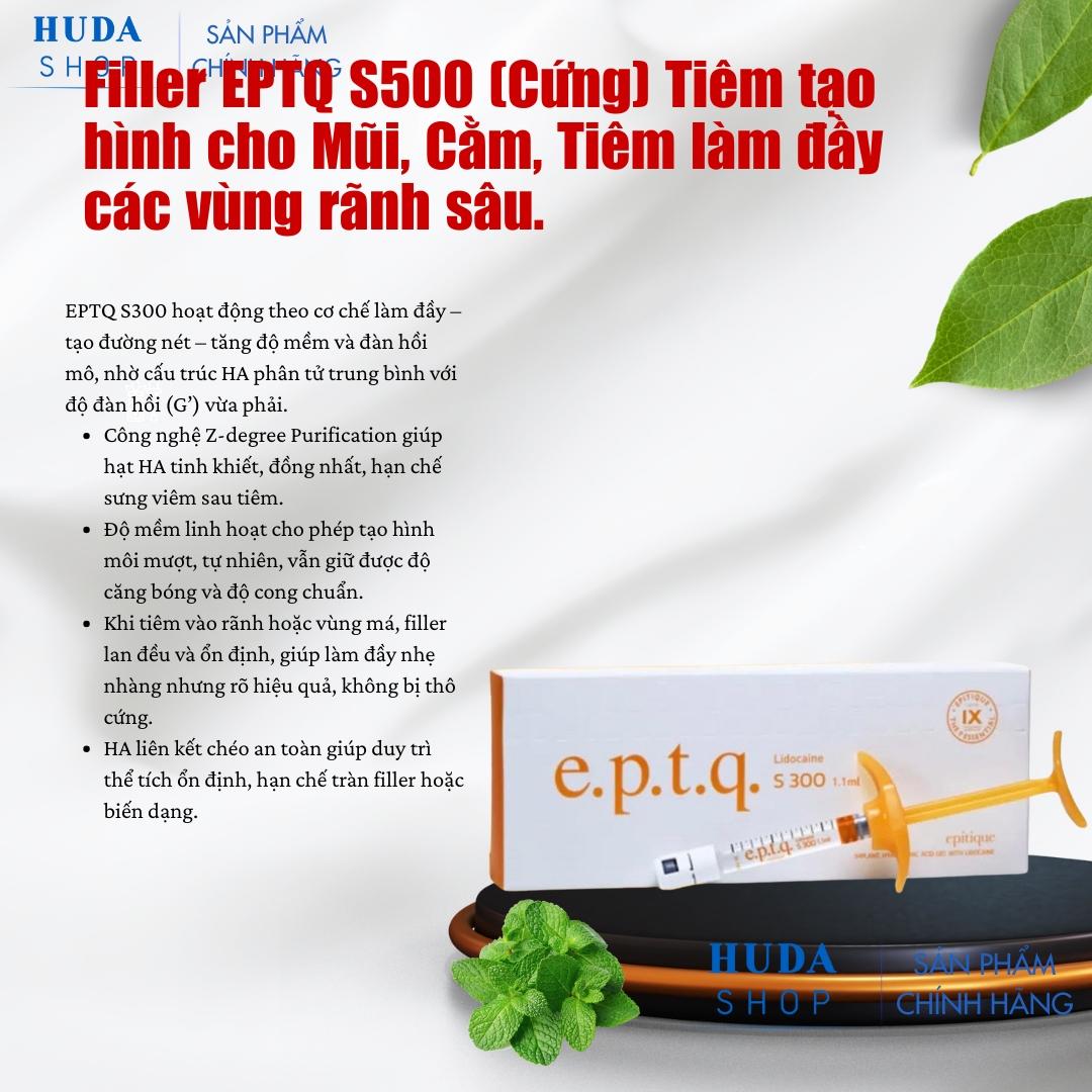 Filler EPTQ S300 (Trung): Rãnh, Má baby.