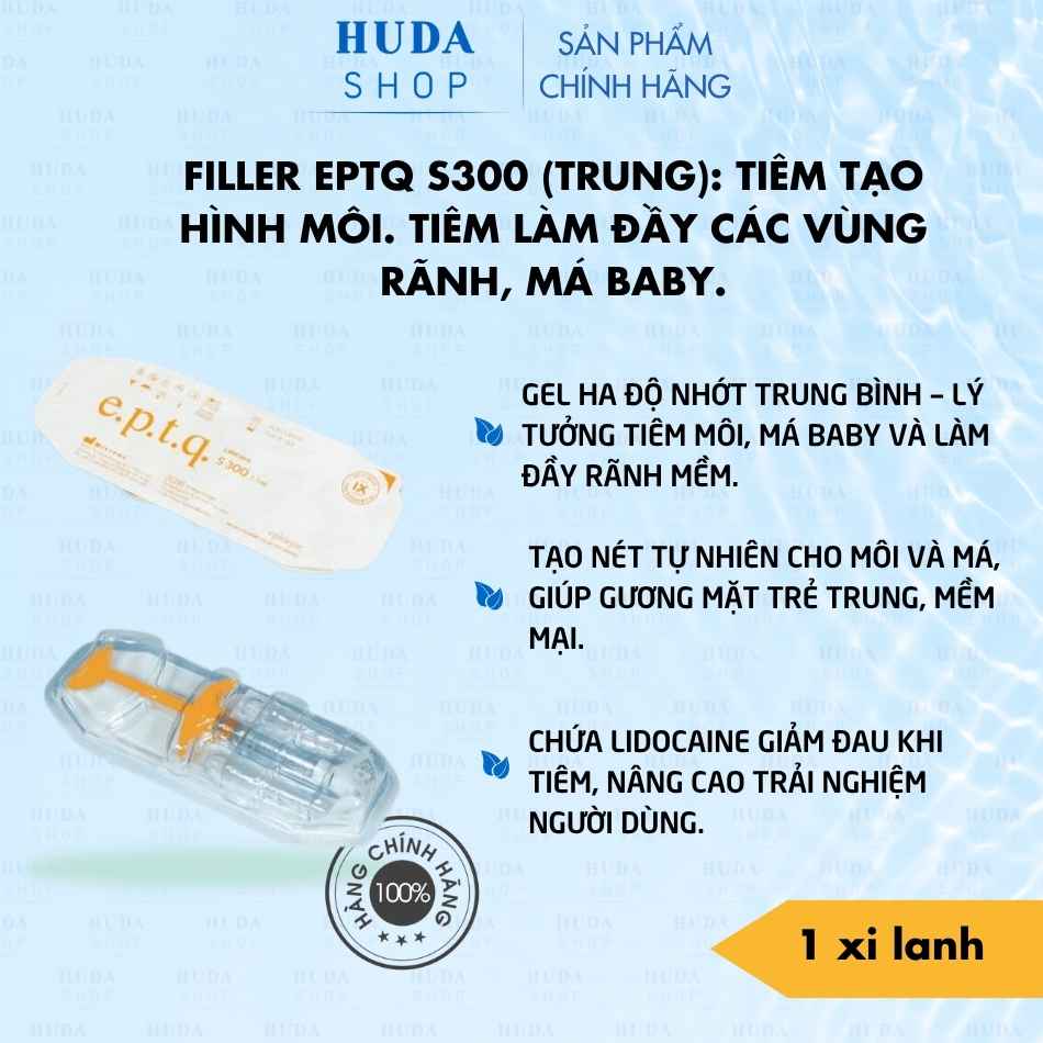 Filler EPTQ S300 (Trung): Rãnh, Má baby.