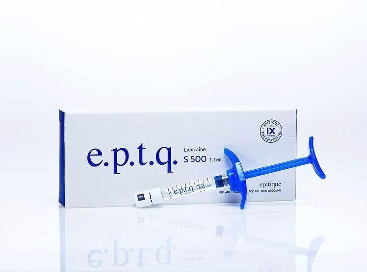 Filler EPTQ S500 (Cứng): Tiêm tạo hình cho Mũi, Cằm, Tiêm làm đầy các vùng rãnh sâu.