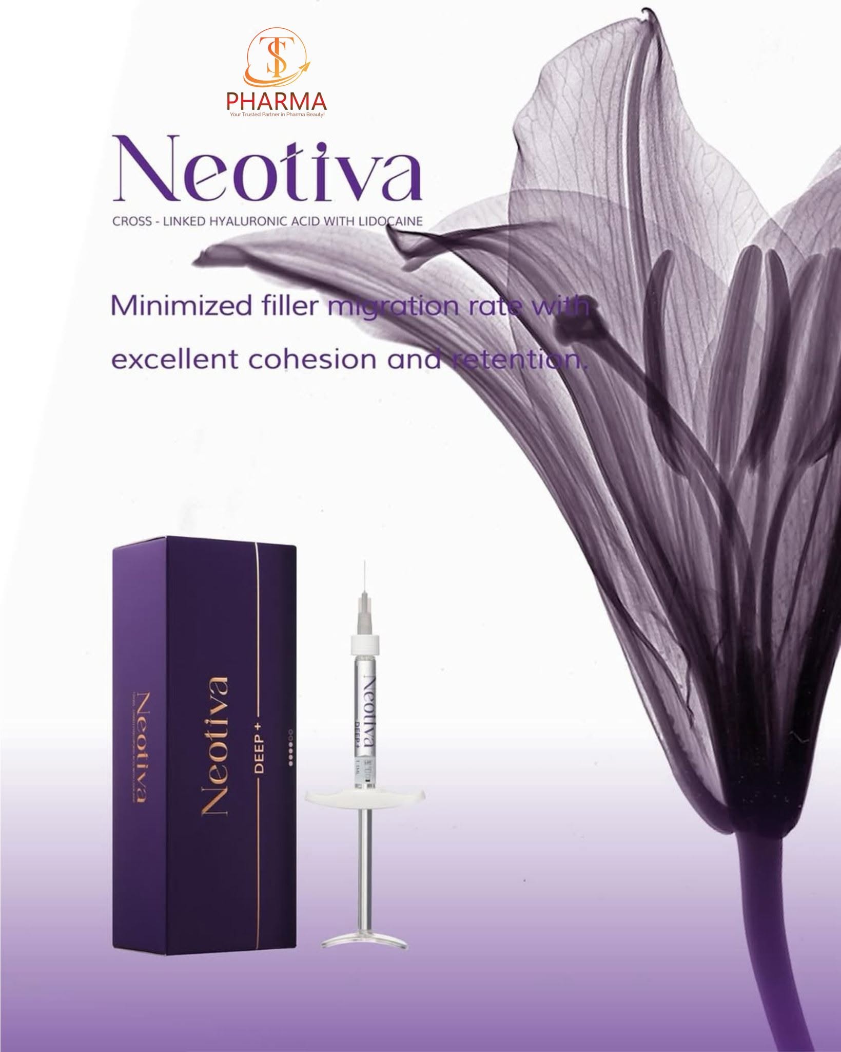 Filler HA Làm Đầy Rãnh Cười, Tạo Hình Tự Nhiên Filler Neotiva Deep+ Hàn Quốc