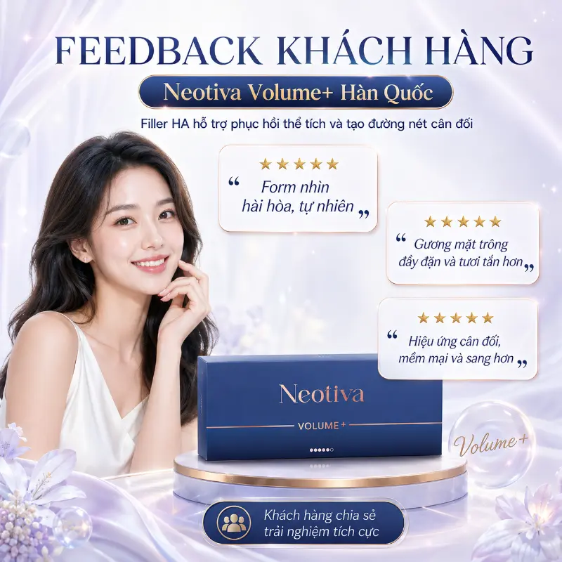 Chất Làm Đầy HA Neotiva Volume+ Hàn Quốc Chính Hãng