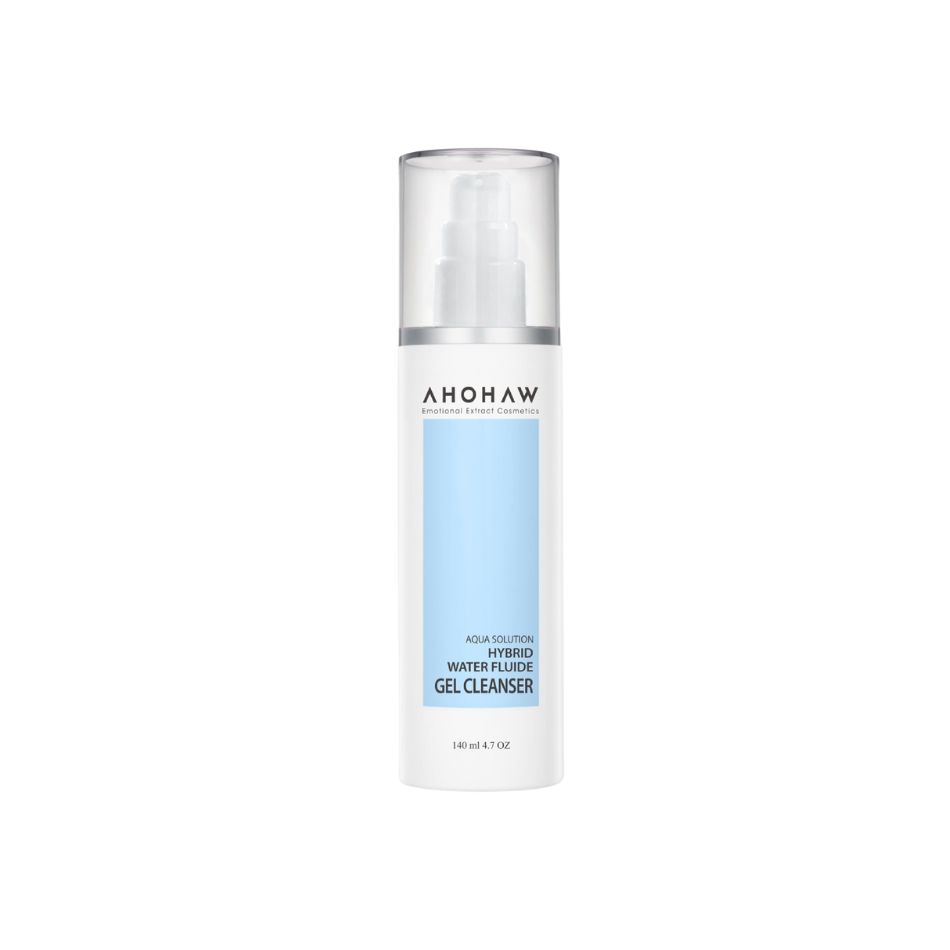Gel rửa mặt dành cho mọi loại da Ahohwa Aqua Solution Hybrid Water Fluide Gel Cleanser