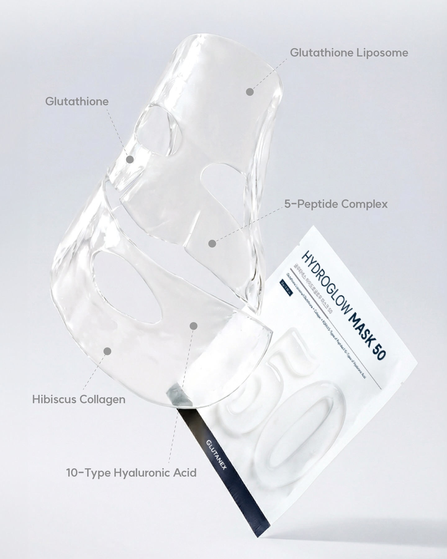 Glutanex Hydroglow 50 Mask – Mặt Nạ Cấp Ẩm Sáng Da Chuyên Sâu