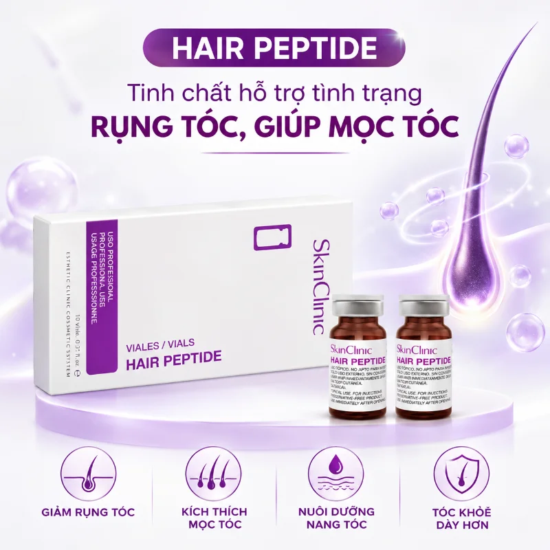 Tinh chất hỗ trợ giảm rụng tóc, kích thích mọc tóc Hair Peptide Meso SkinClinic