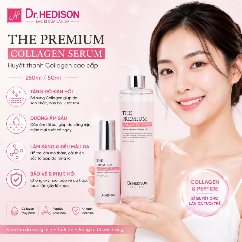 Huyết Thanh Collagen Cao Cấp The Premium Collagen Serum Dr.Hedison
