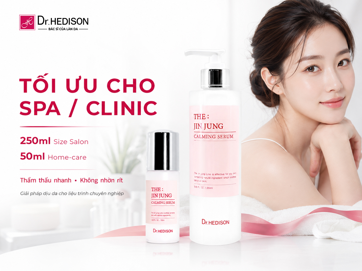 Huyết thanh kìm dầu The: Jin Jung Calming Serum (50ml-250ml)