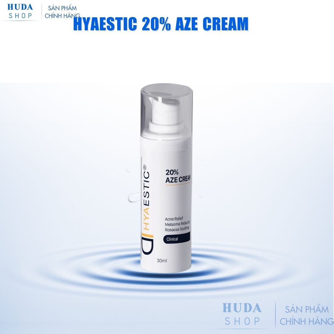 Kem Hỗ Trợ Giảm Mụn, Cải Thiện Thâm Nám & Sắc Tố Da Hyaestic 20% Aze Cream Chính Hãng
