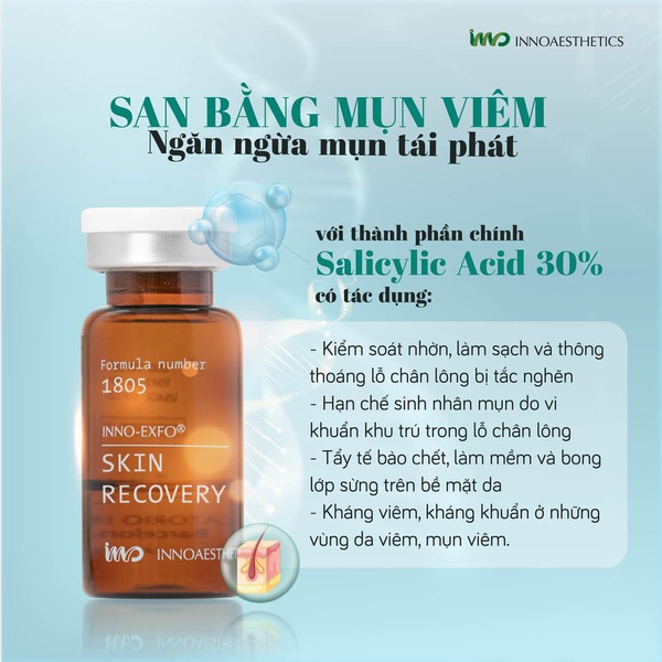 Peel Tái Tạo, Giảm Thâm Mụn, Trẻ Hóa Da Innoaesthetics Skin Recovery 1 LỌ