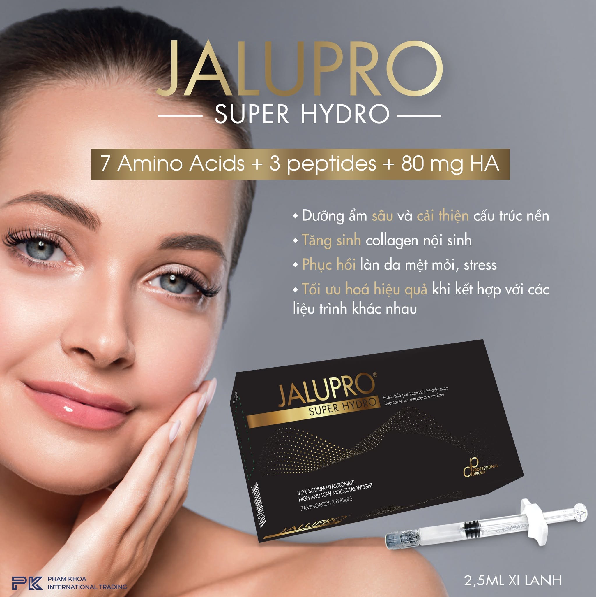 JALUPRO SUPER HYDRO - TINH CHẤT NÂNG CƠ VÀ TRẺ HÓA DA HÀNG CÔNG TY