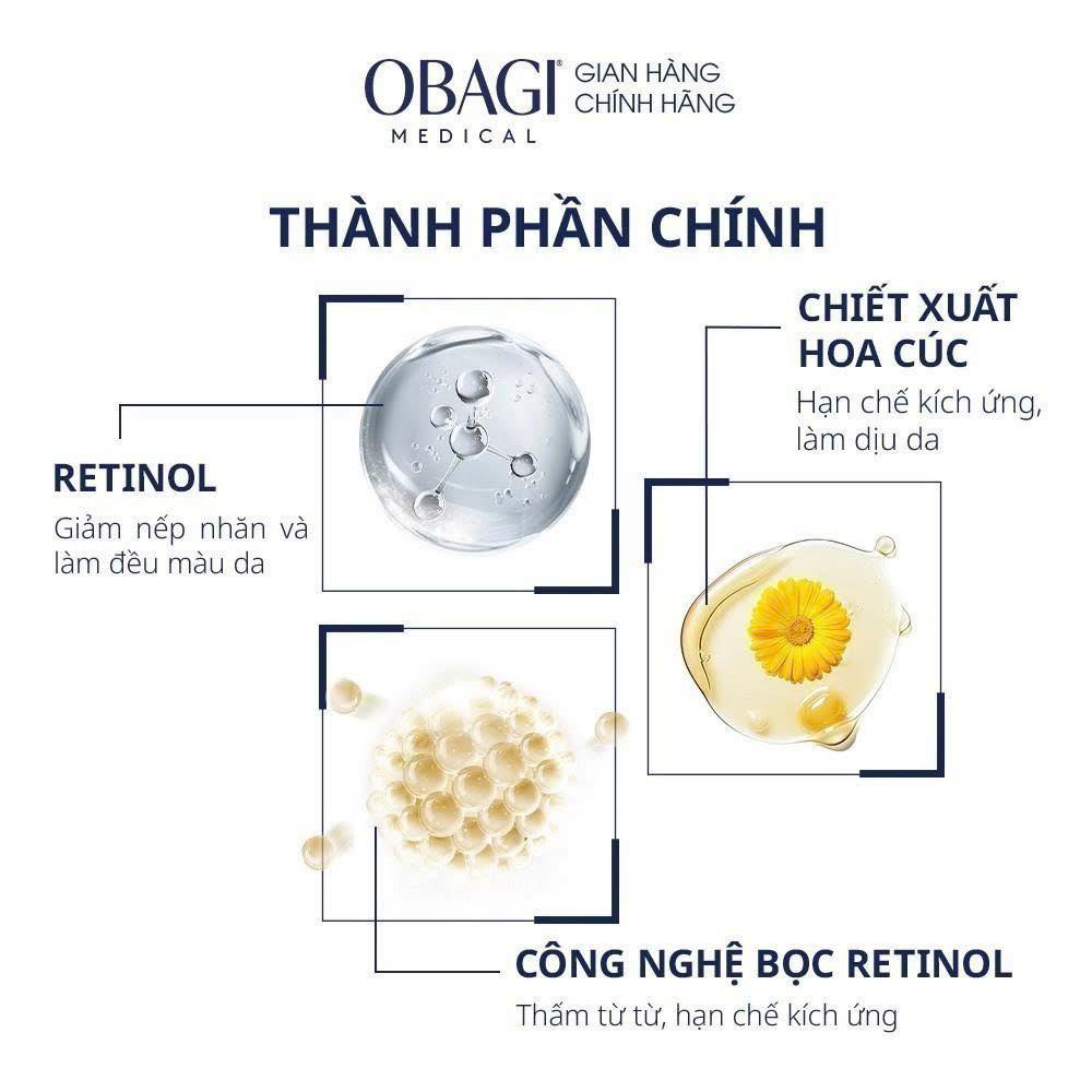 Kem Dưỡng Ẩm & Giảm Nếp Nhăn Obagi Retinol 0.5 28g