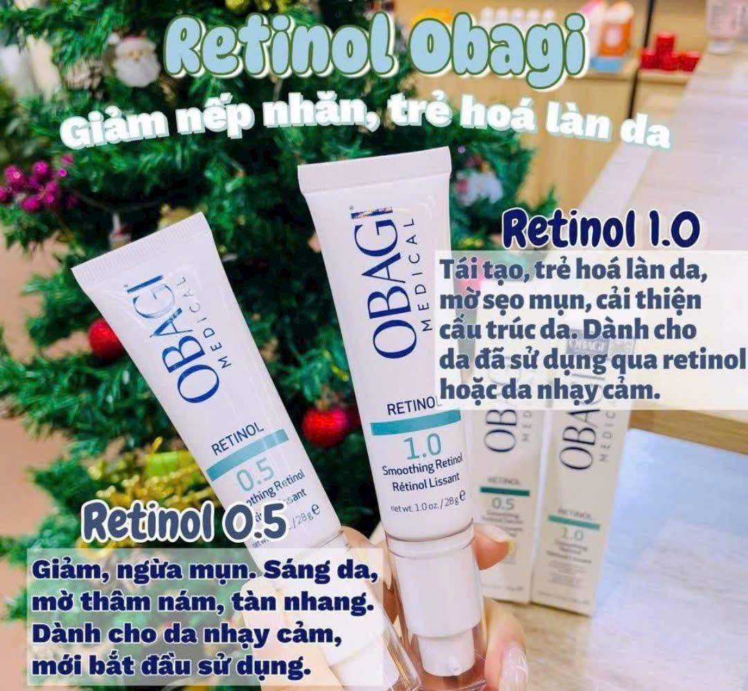 Kem Dưỡng Ẩm & Giảm Nếp Nhăn Obagi Retinol 0.5 28g