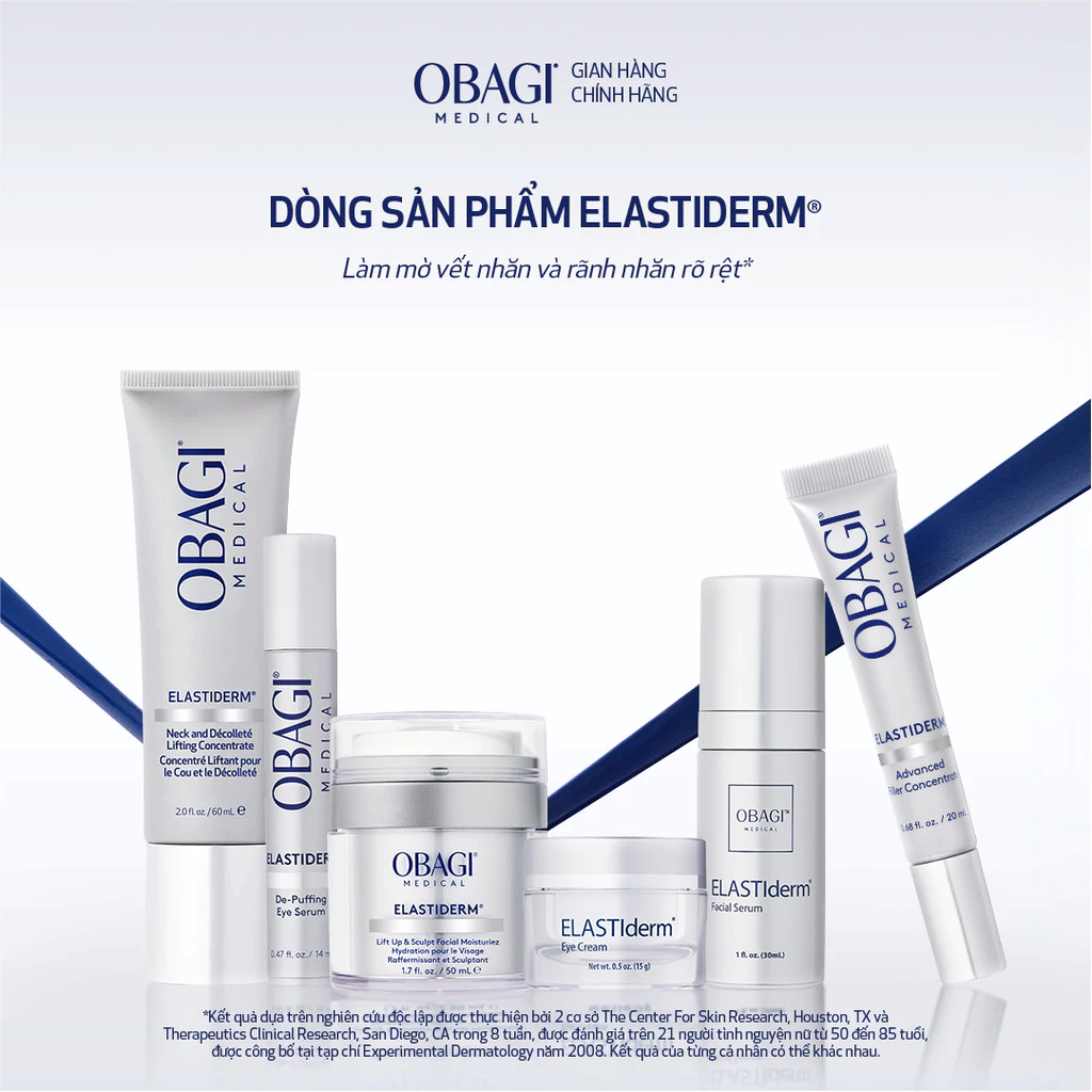 Kem Dưỡng Mắt Giảm Nếp Nhăn, Chăm Sóc Da Mắt Obagi ELASTIderm® Eye Cream 15g