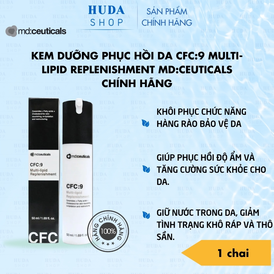 Kem Dưỡng Phục Hồi Da CFC:9 Multi-Lipid Replenishment MD:Ceuticals Chính Hãng