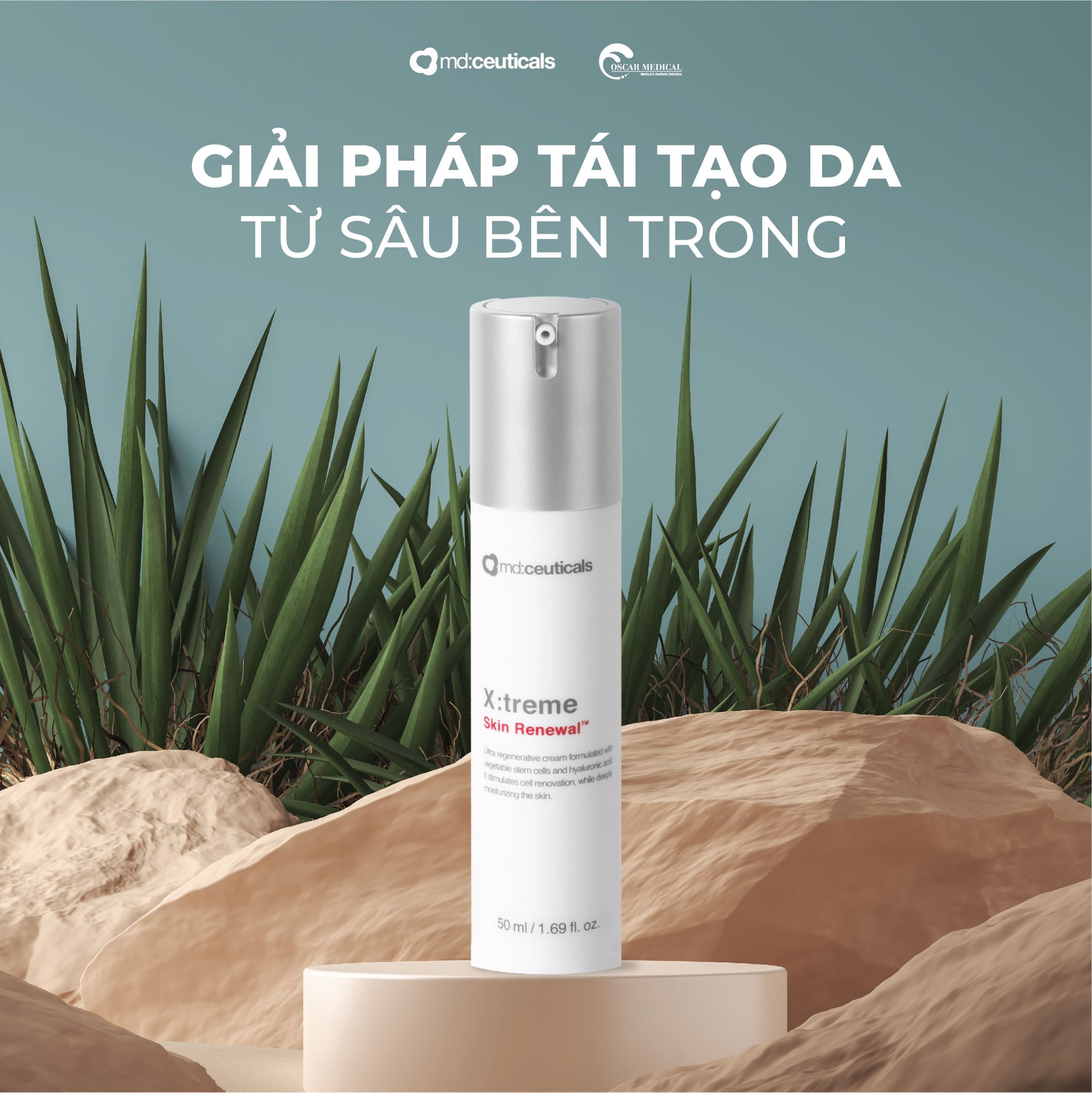 Kem Tế Bào Gốc Phục Hồi Da X:TREME Skin Renewal MD:Ceuticals