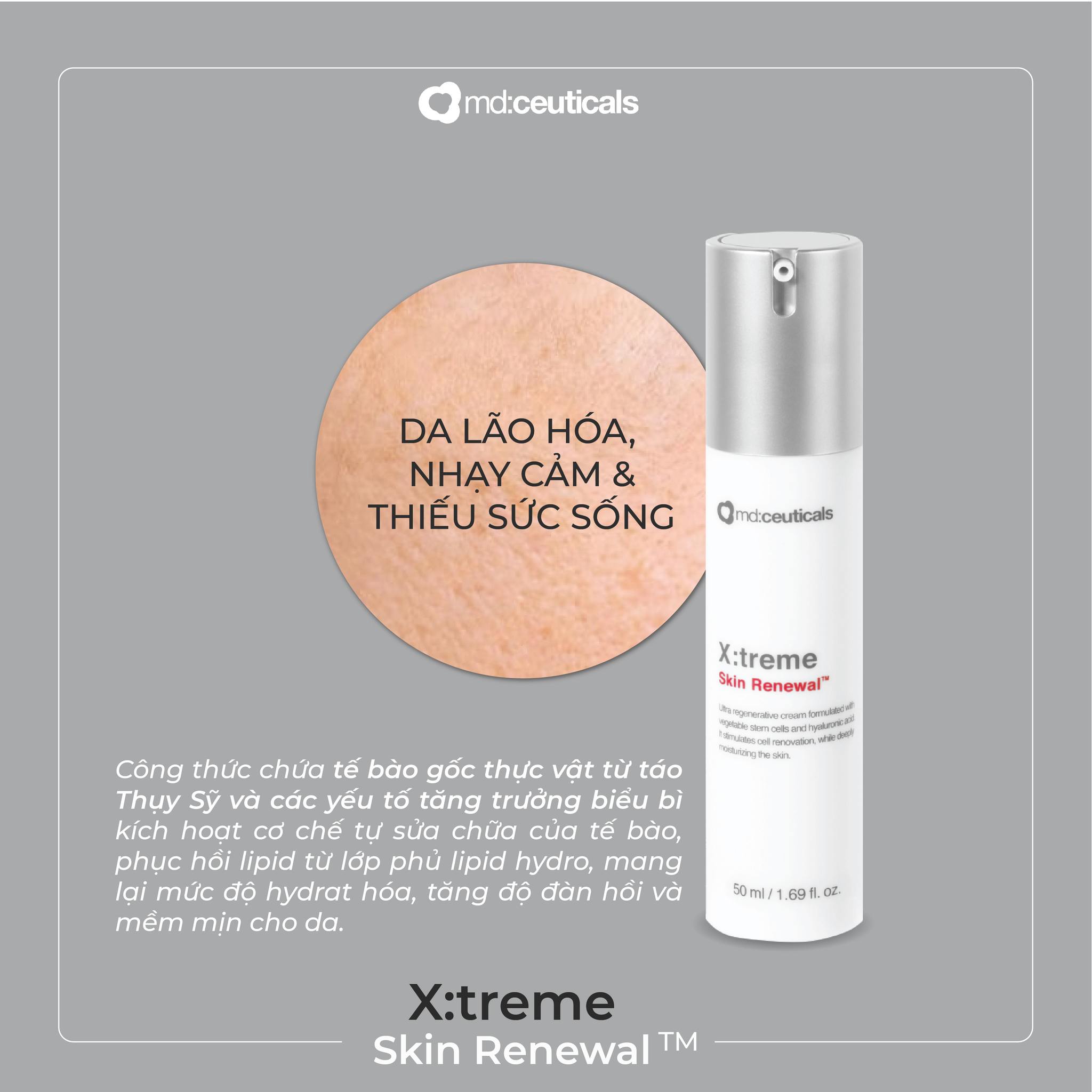 Kem Tế Bào Gốc Phục Hồi Da X:TREME Skin Renewal MD:Ceuticals