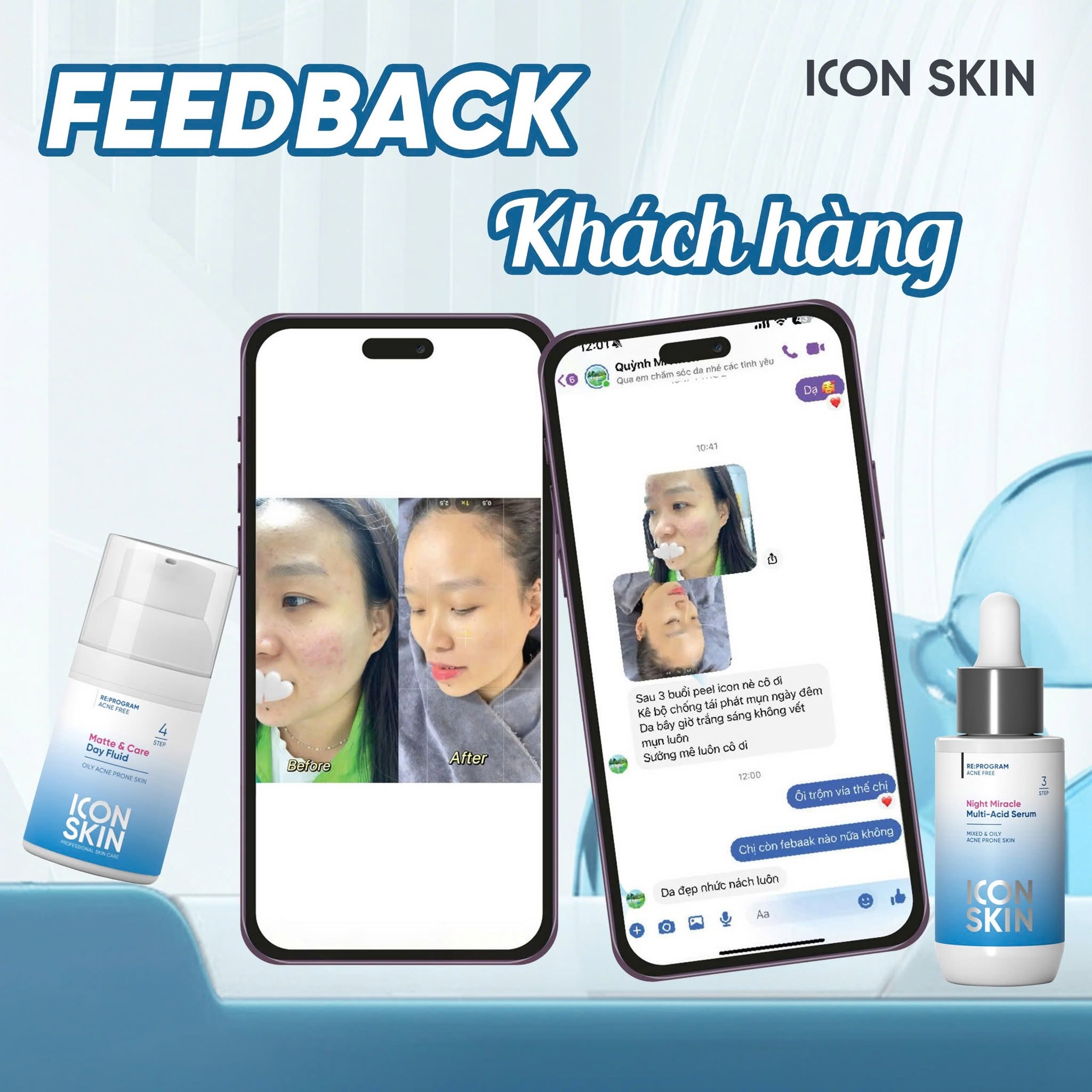 Kem dưỡng ngày cho da dầu, da hỗn hợp Icon Skin Matte & Care Day Fluid