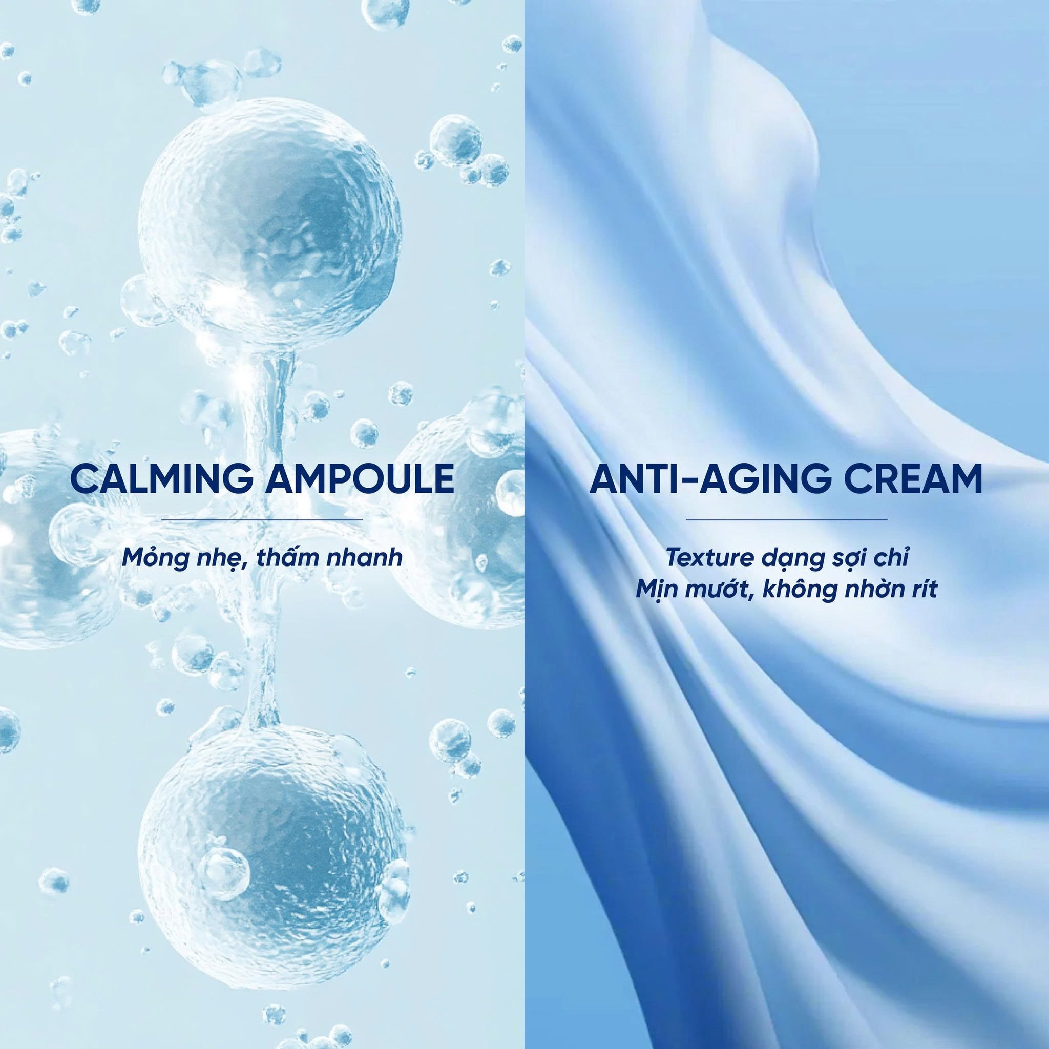 Kem dưỡng phục hồi trẻ hóa tế bào sinh học Ahohwa Elazulene Peptablue Anti-Aging Cream
