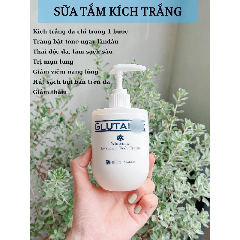 Kem dưỡng trắng Glutanex In-Shower Body Cream