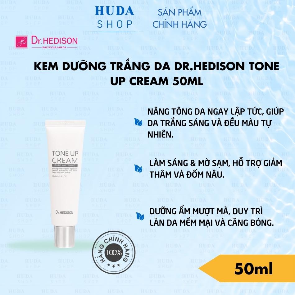 Kem dưỡng trắng da Dr.Hedison Tone Up Cream 50ml