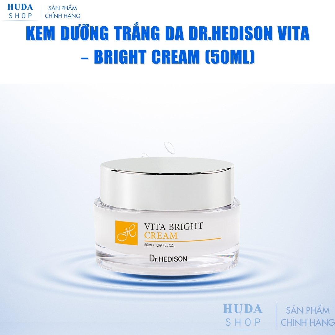 Kem dưỡng trắng da Dr.Hedison Vita – Bright Cream (50ml)