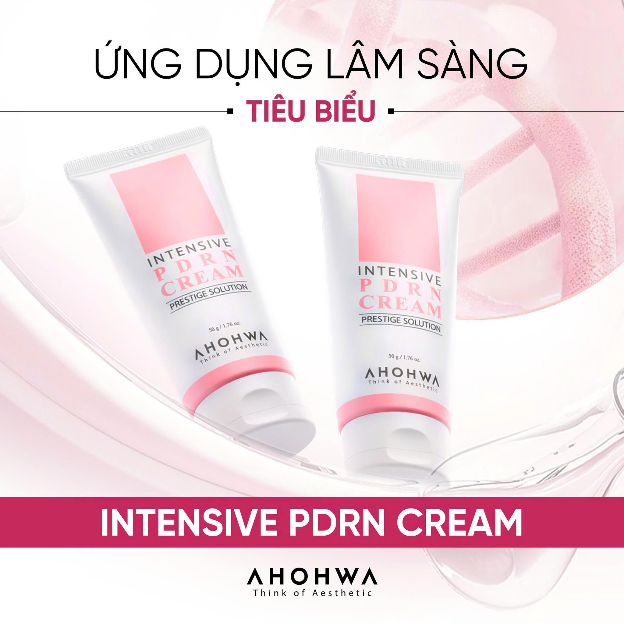 Kem tái thiết làn da nguyên bản trẻ hóa cấp độ tế bào Ahohwa Prestige Solution Intensive PDRN Cream