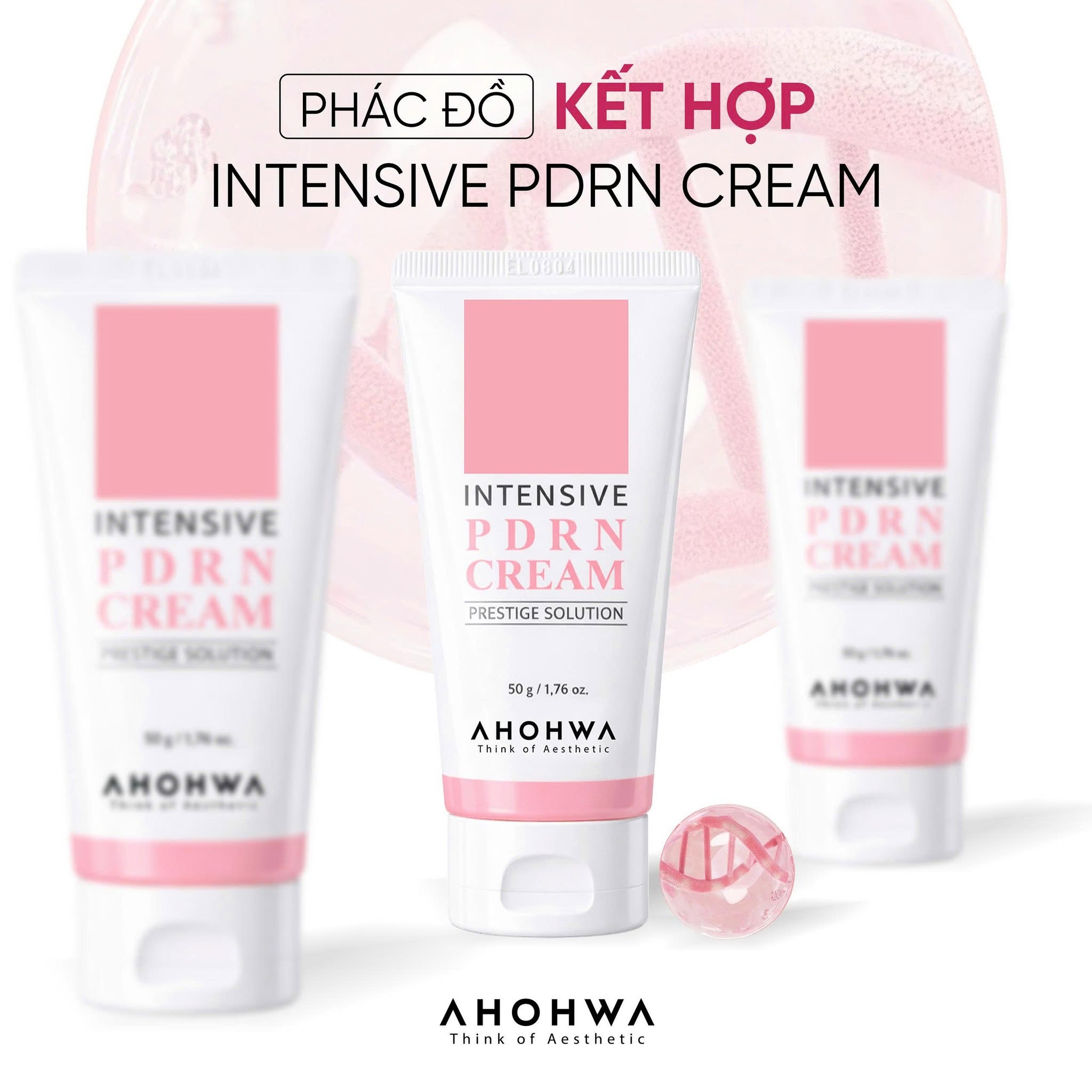 Kem tái thiết làn da nguyên bản trẻ hóa cấp độ tế bào Ahohwa Prestige Solution Intensive PDRN Cream