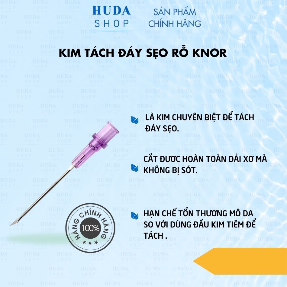 Kim tách đáy sẹo rỗ Knor