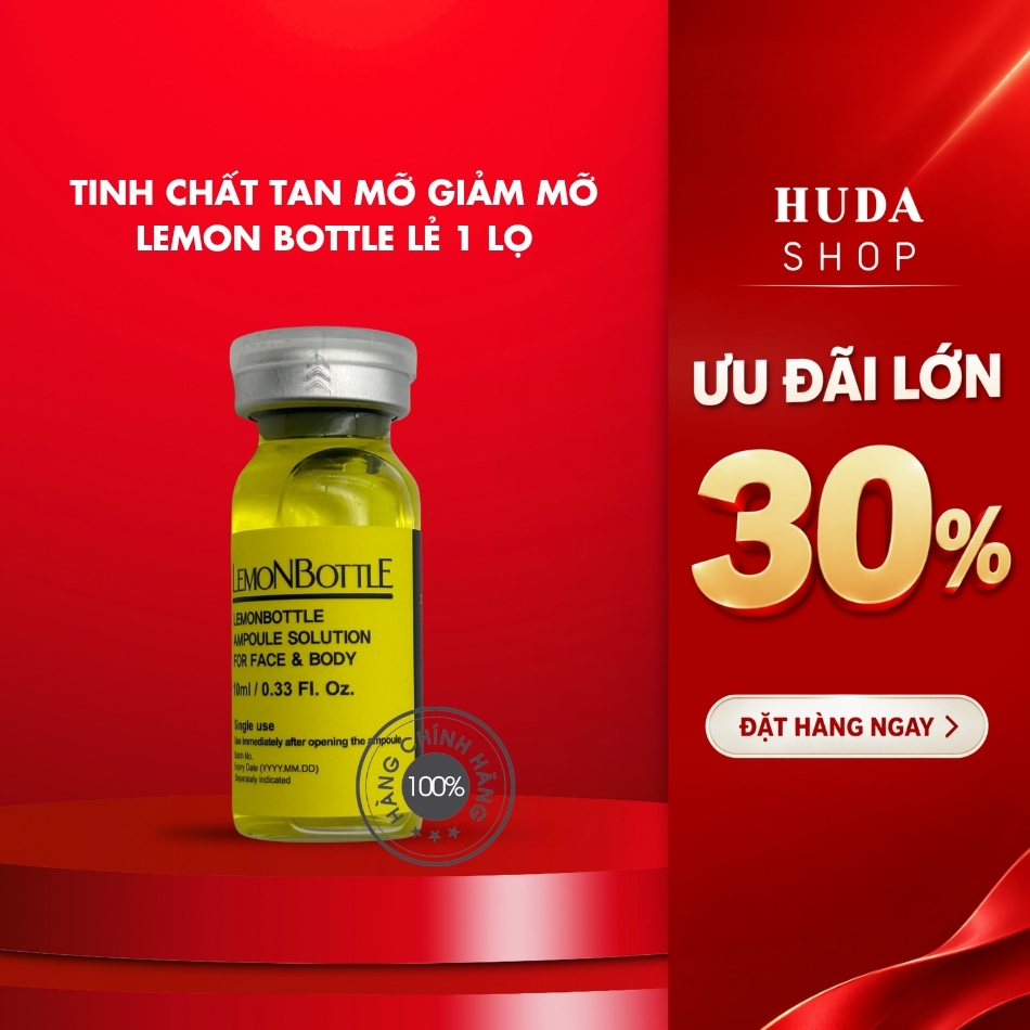 LEMONBOTTLE tan mỡ giảm béo giảm cân tự nhiên an toàn
