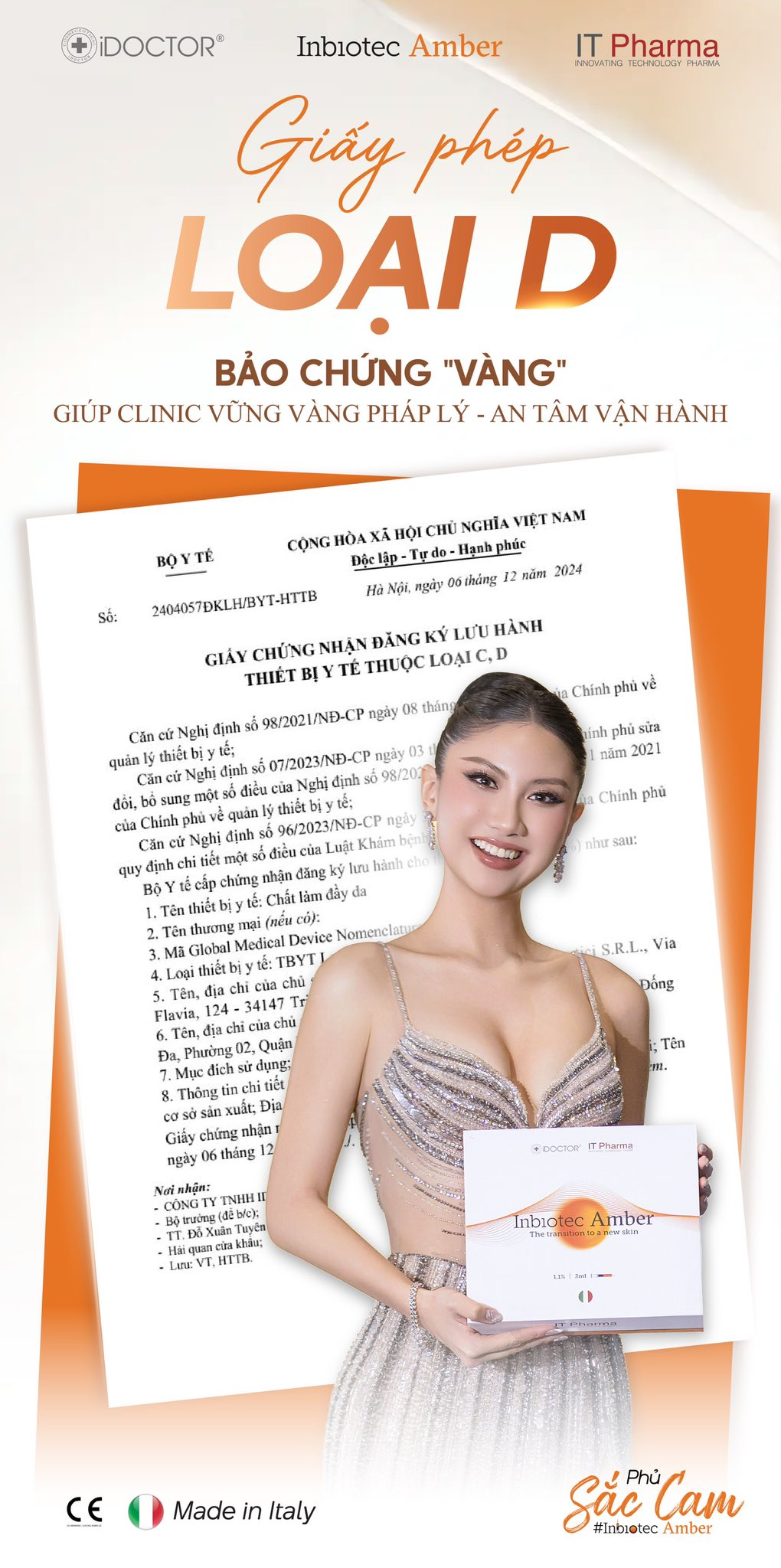 Liệu Trình Tiêm BAP Inbiotec Amber: Phác Đồ Phục Hồi & Trẻ Hóa Da Italy