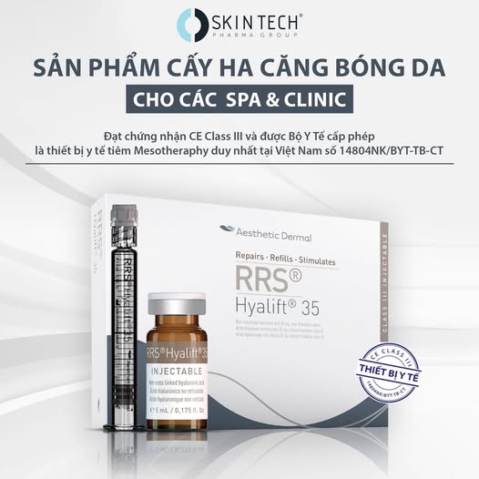 MESO CĂNG BÓNG DA RRS® HYALIFT® 35 SKIN TECH SYRINGE 3ML