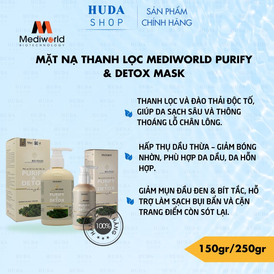 Mặt nạ thanh lọc Mediworld Purify & Detox Mask