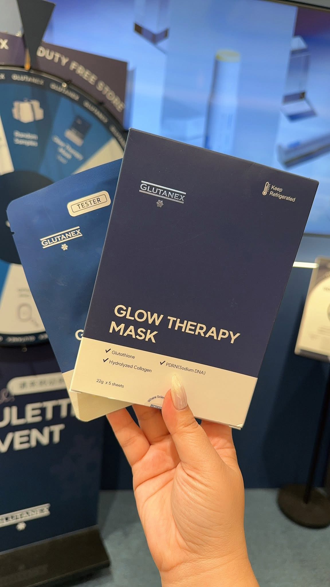 Mặt Nạ Glutanex Glow Therapy Mask: Dưỡng Sáng & Phục Hồi PDRN