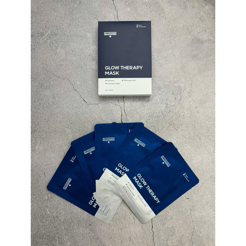 Mặt Nạ Glutanex Glow Therapy Mask: Dưỡng Sáng & Phục Hồi PDRN