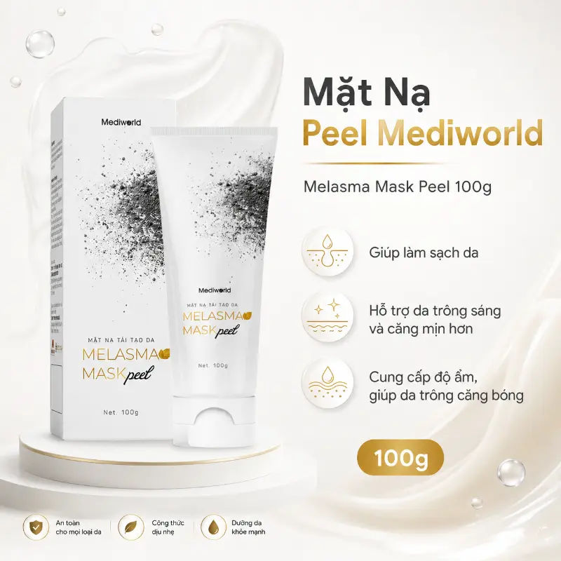 Mặt nạ peel làm sạch và cung cấp độ ẩm cho da Mediworld Melasma Mask Peel