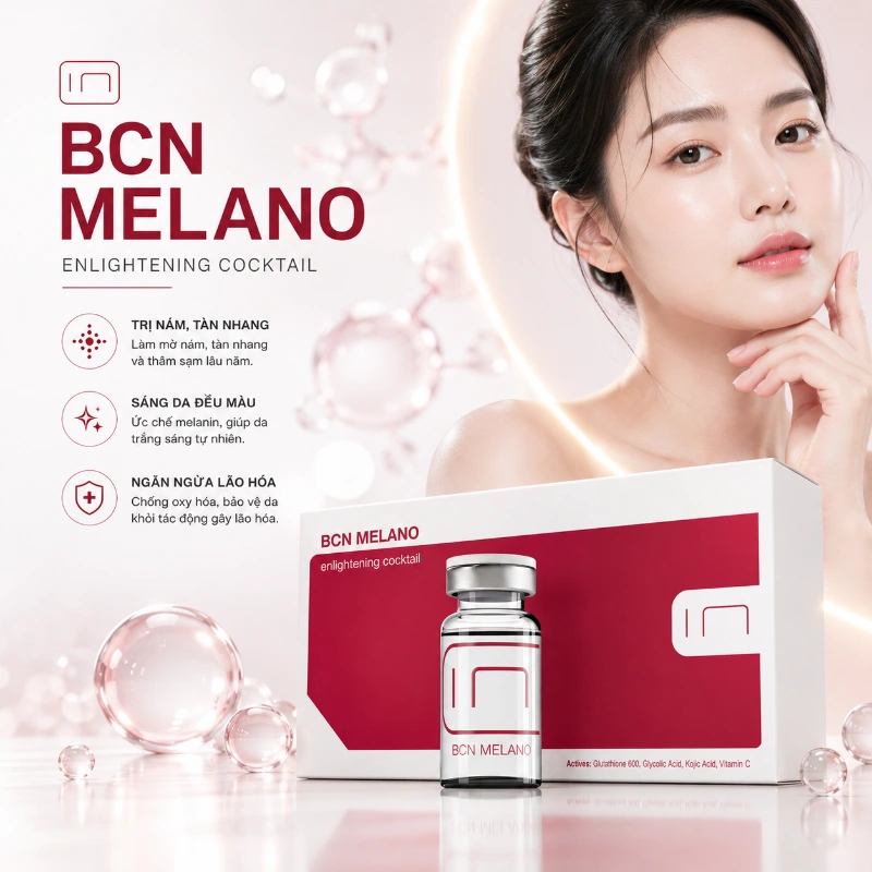 Tinh chất hỗ trợ giảm nám, thâm sạm, làm sáng da Melano Enlightening Cocktail BCN Tây Ban Nha