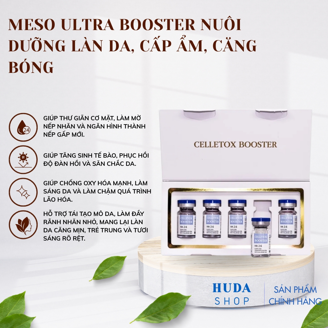 Meso CELLETOX BOOSTER giảm nhăn, tăng sinh collagen