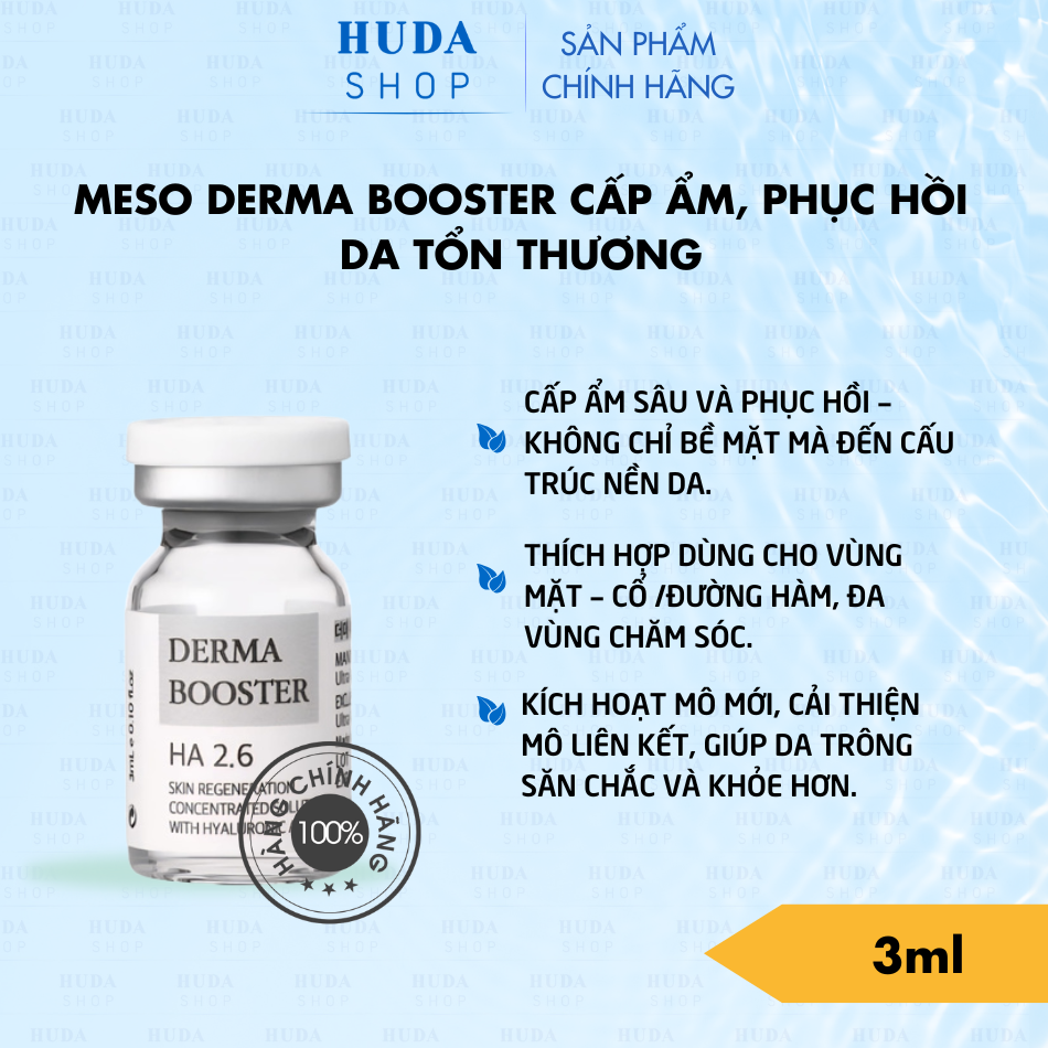 Meso DERMA BOOSTER cấp ẩm, phục hồi da tổn thương