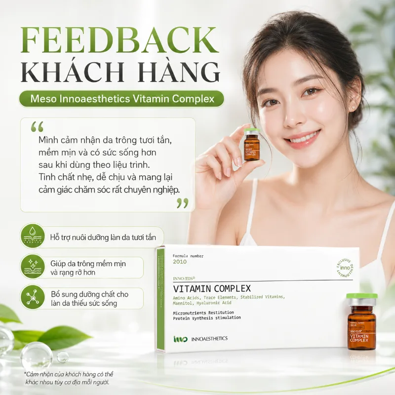 Meso Innoathestics VITAMIN COMPLEX trắng sáng, trẻ hoá da