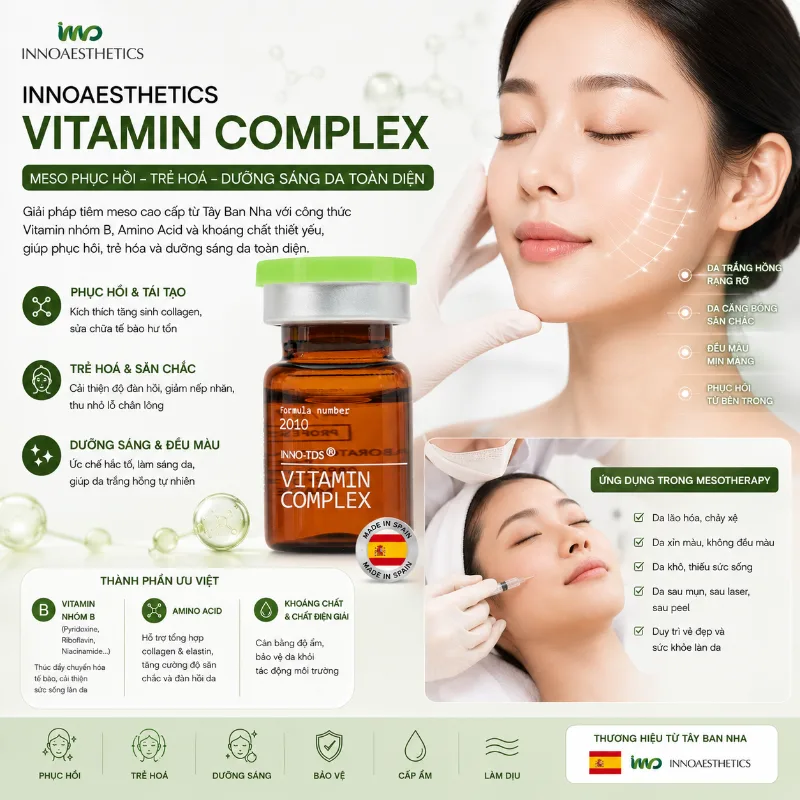 Meso Innoathestics VITAMIN COMPLEX trắng sáng, trẻ hoá da