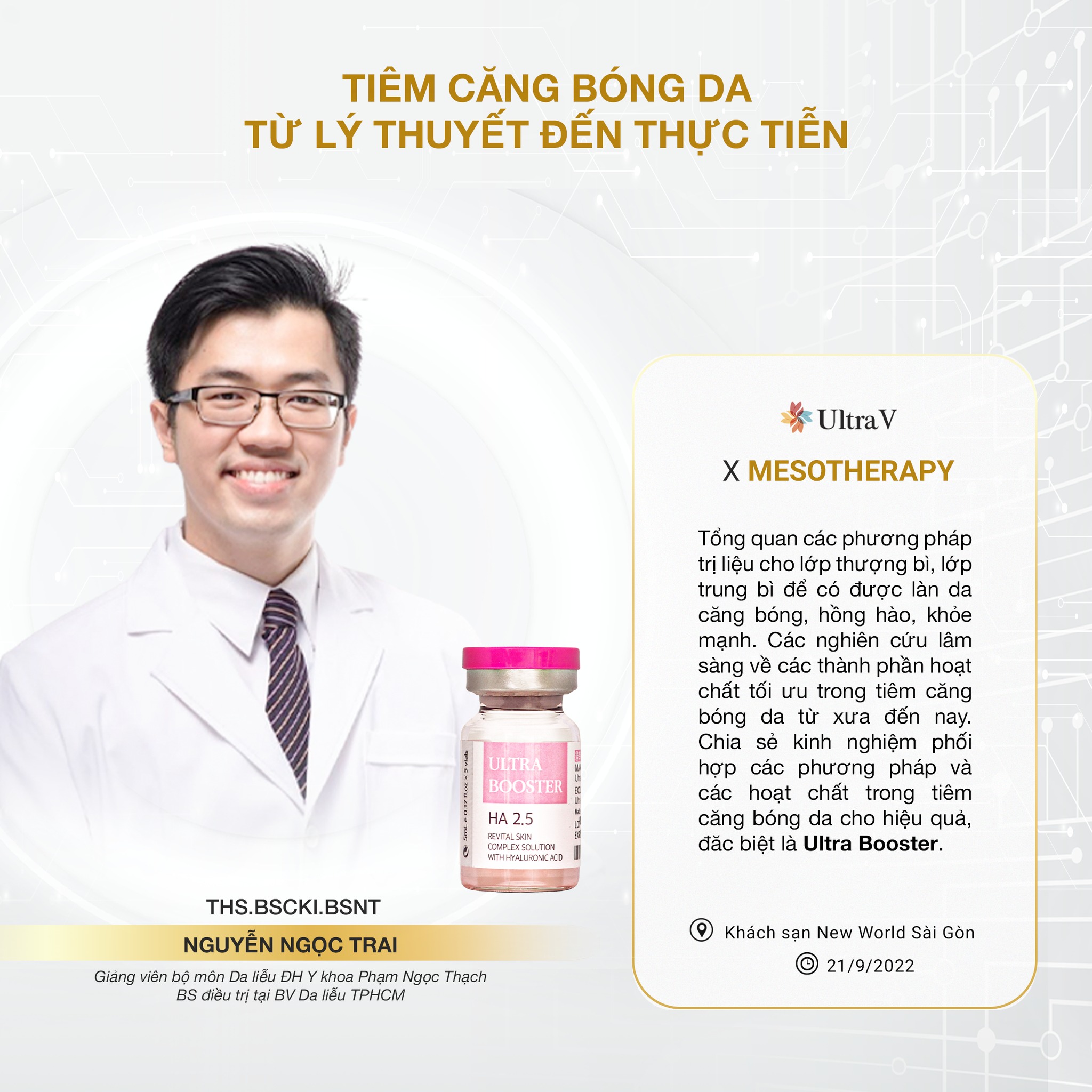Meso ULTRA BOOSTER nuôi dưỡng làn da, cấp ẩm, căng bóng