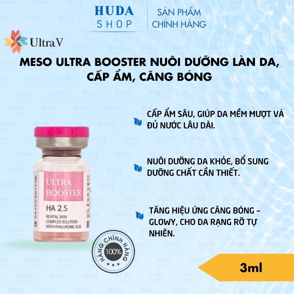 Meso ULTRA BOOSTER nuôi dưỡng làn da, cấp ẩm, căng bóng