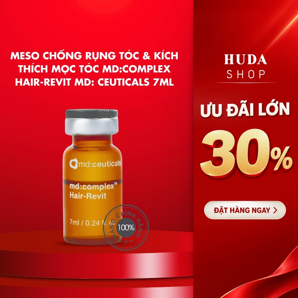Meso chống rụng tóc & Kích thích mọc tóc Md:Complex Hair-Revit MD: Ceuticals 7ml