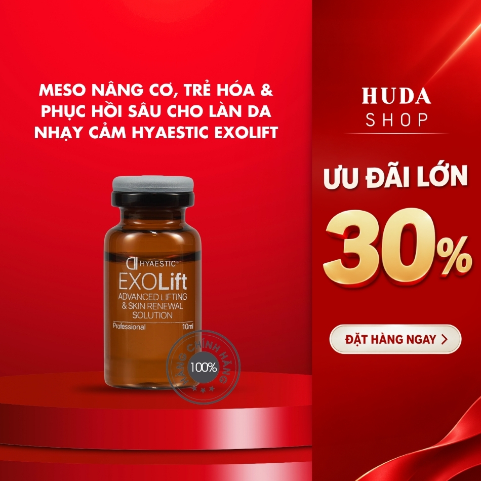 Meso nâng cơ, trẻ hóa & phục hồi sâu cho làn da nhạy cảm Hyaestic EXOLift