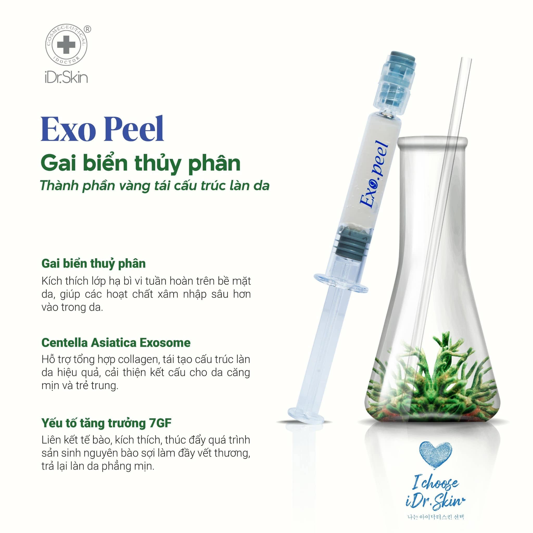 Peel Vật Lý Căng Bóng Da iDr.Skin iDr.Exo Peel Chính Hãng